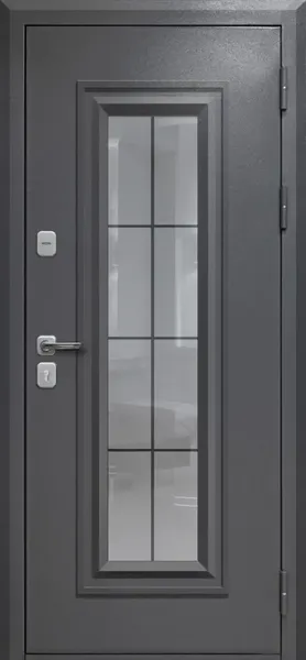9 Ковка стеклопакет Букле графит