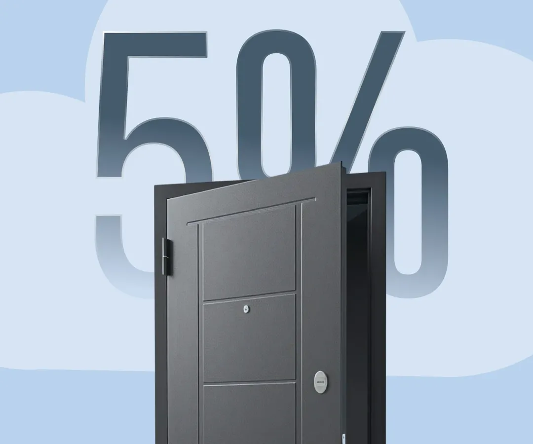 Скидка 5% на ассортимент Dveri.by